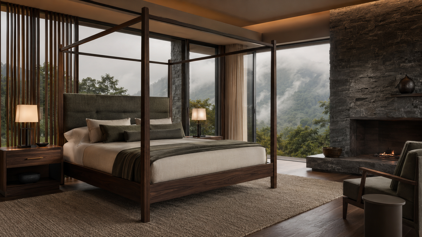 Cama premium colección Bosque de Niebla