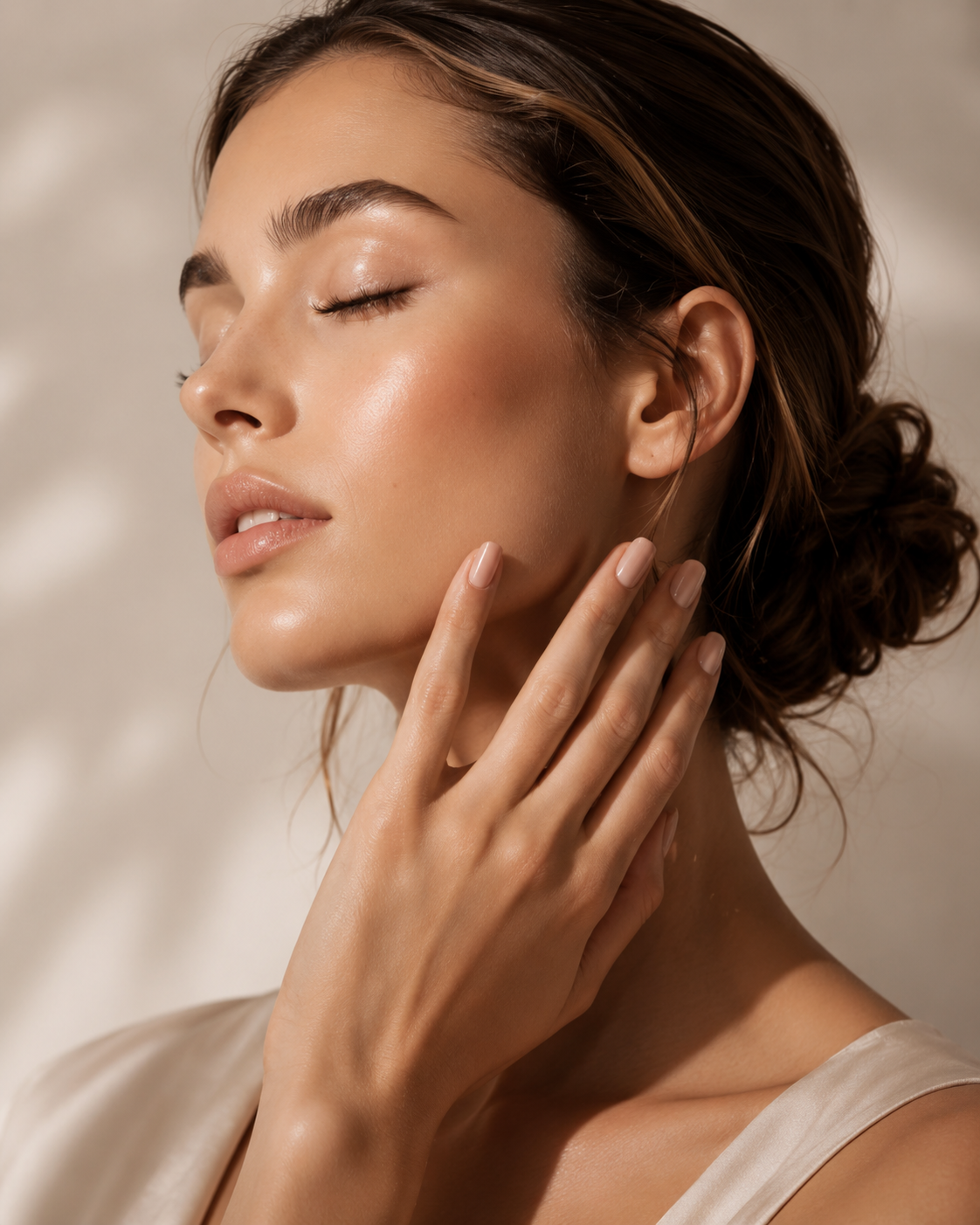 Professionelle Gesichtsbehandlung in einem modernen Beauty Studio