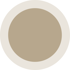 Ein beiger Kreis mit einem dünnen, hellbeigen Rand.