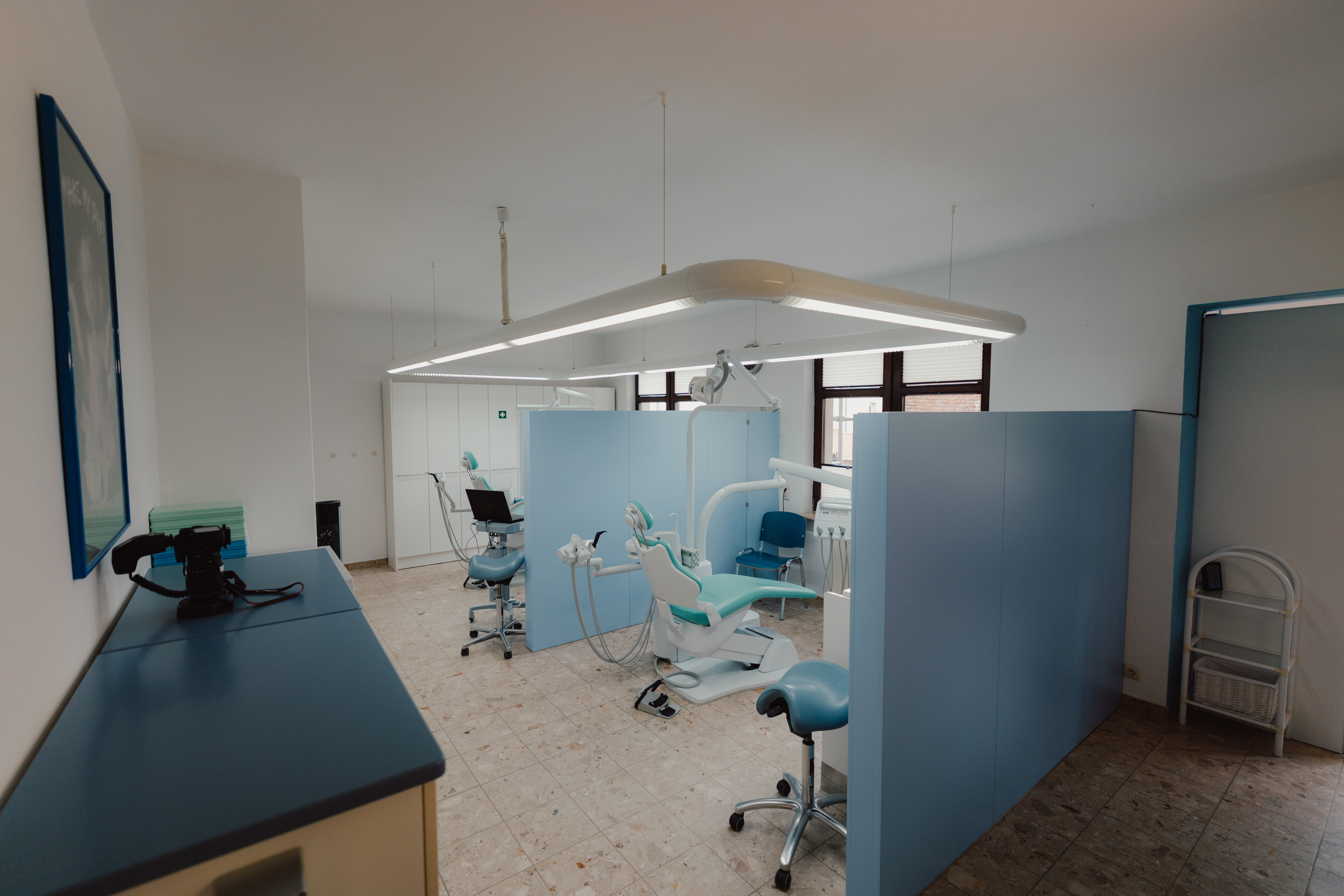 Behandlungszimmer der Praxis