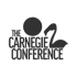 The Carnegie Conference logo with a dark gray sun and flamingo on a dark green background.