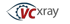 Logo mit einem stilisierten Auge und dem Text "Vcxray", wobei "Vc" rot und "xray" grau ist.