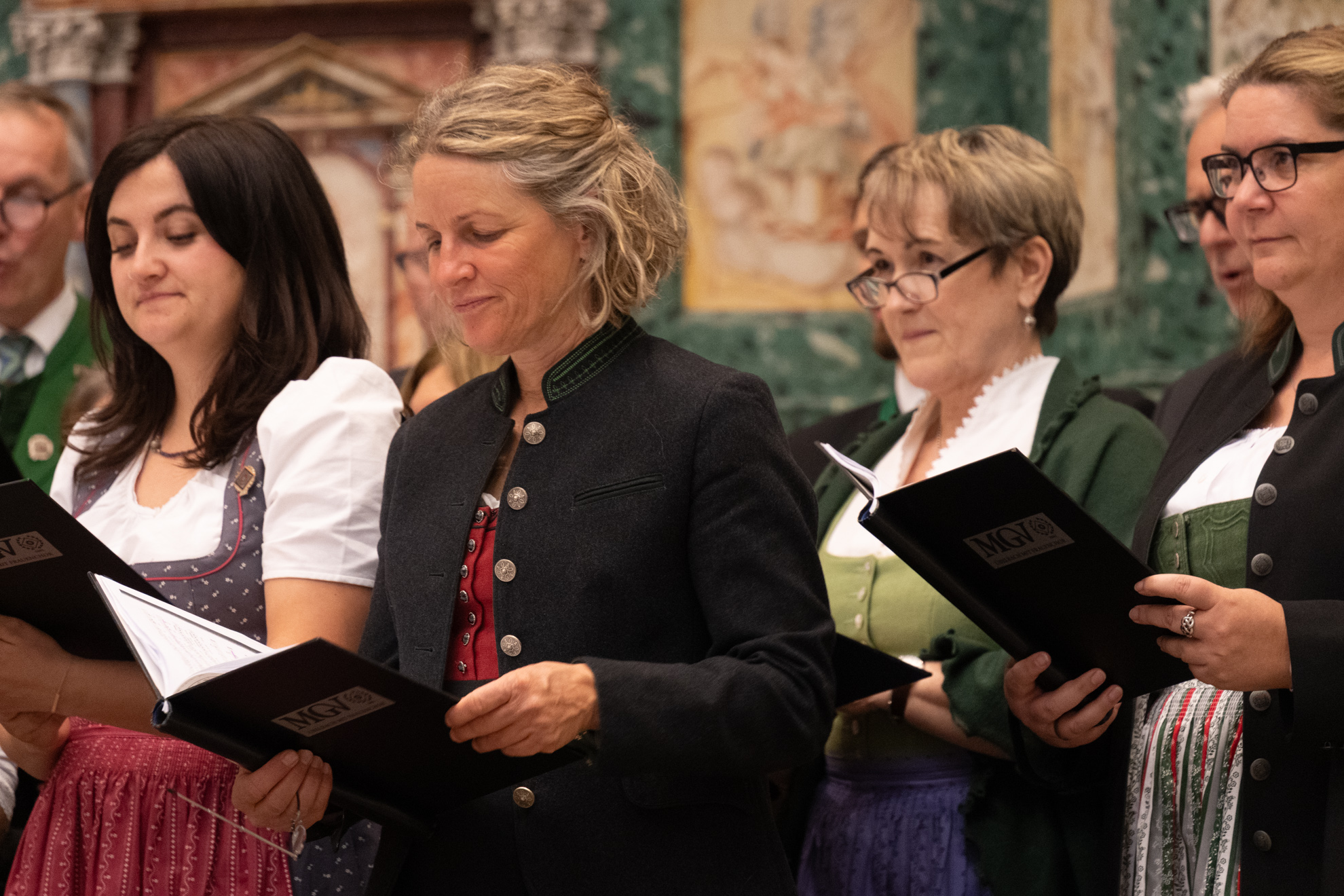 MGV Übelbach with its womens choir in the Mausoleum at the Long Night of Choirs, Voices of Spirit 2025, Graz