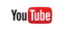Das YouTube-Logo zeigt das Wort "You" in Schwarz auf Weiß und "Tube" in Weiß auf Rot.