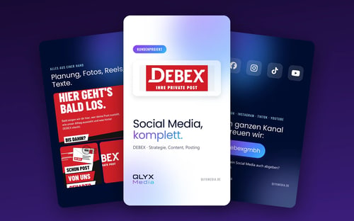 Social-Media-Betreuung für DEBEX