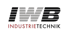 Logo mit den Großbuchstaben IWB in Schwarz und Grau, darunter "INDUSTRIETECHNIK" in Rot und Schwarz.