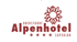 Logo: Oberstdorf Alpenhotel Superior mit 5 Sternen und einem Sonnenblumensymbol.
