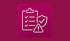 Checkliste, Schutzschild mit Häkchen und Warndreieck auf rotem Hintergrund - Katastrophenschutz-Software Notfall- und Krisenmanager (NKM®).