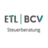 ETL BCV Steuerberatung Logo auf dunkelgrünem Hintergrund.