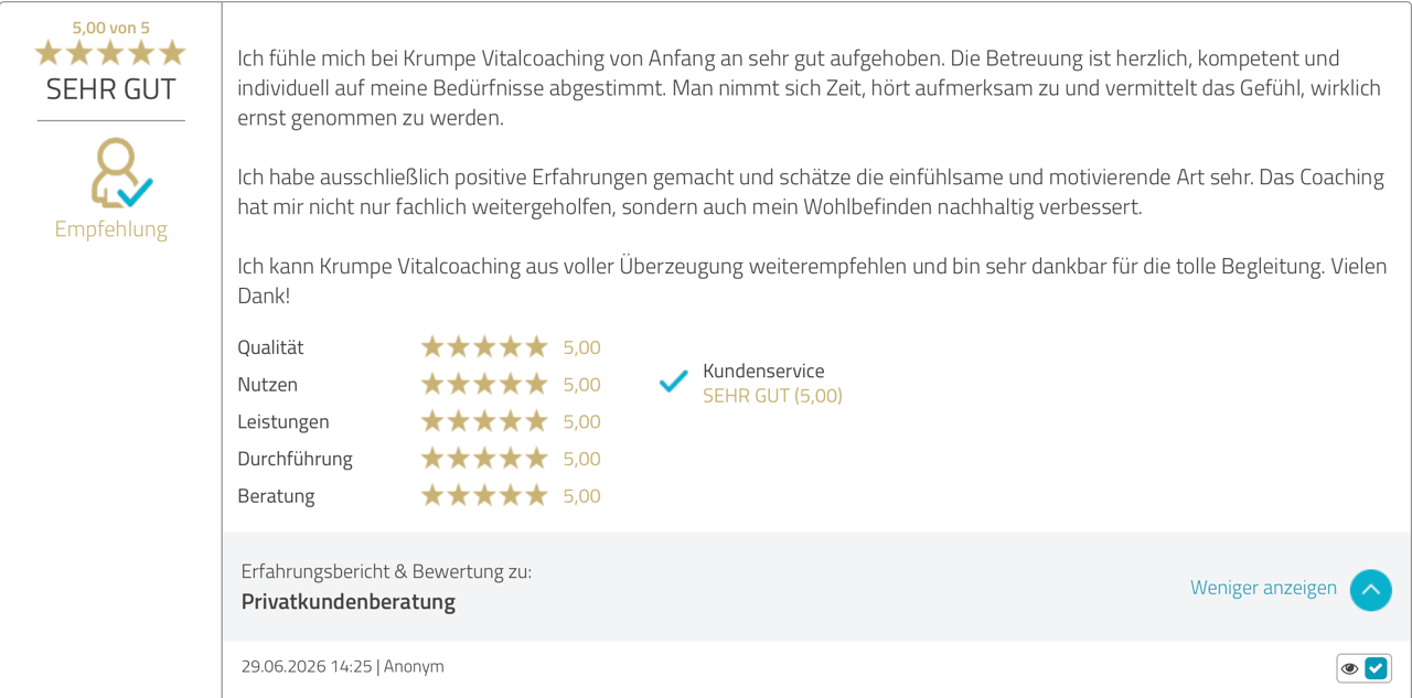 Privatkundenberatung