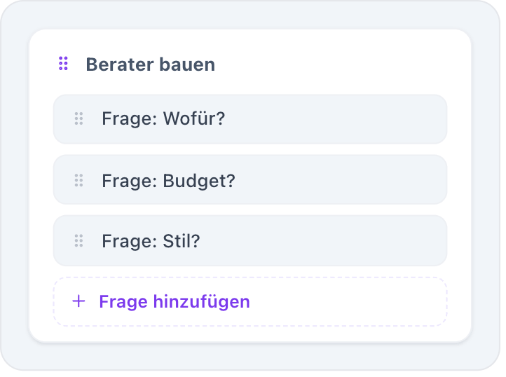 Fragen zusammenklicken