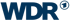 Dunkelblaues WDR-Logo mit einem Kreis, der eine 1 und einen Pfeil enthält.