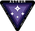Astrum Mobile Detailing logo with four white stars on a purple and black triangular badge, "Ad Astra" on the right.