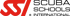 Rotes, stilisiertes SSI Logo auf schwarzem Hintergrund.