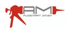 Rote Silikonpistole mit grauem Text "AM FUGENART GMBH".
