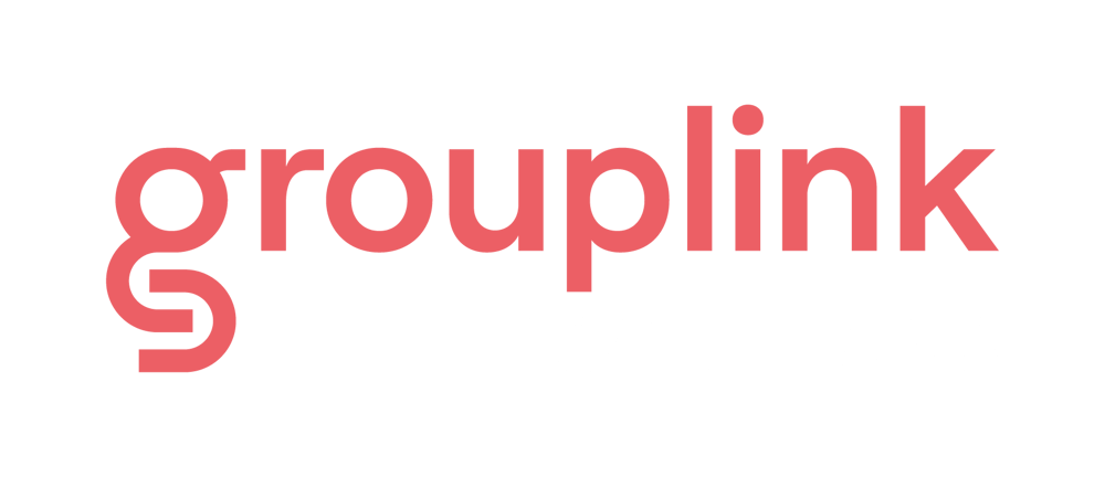 Grouplink Logo in Koralle