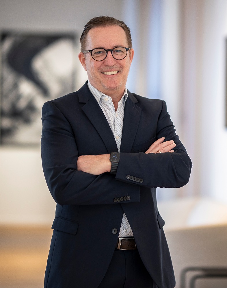 Louis Leander Newger im Studio von Newger & Partner
