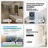 Werbeanzeigen von Dippe für Badplanung und Heizungsinstallation mit modernem Badezimmer und Wärmepumpen-Montage.