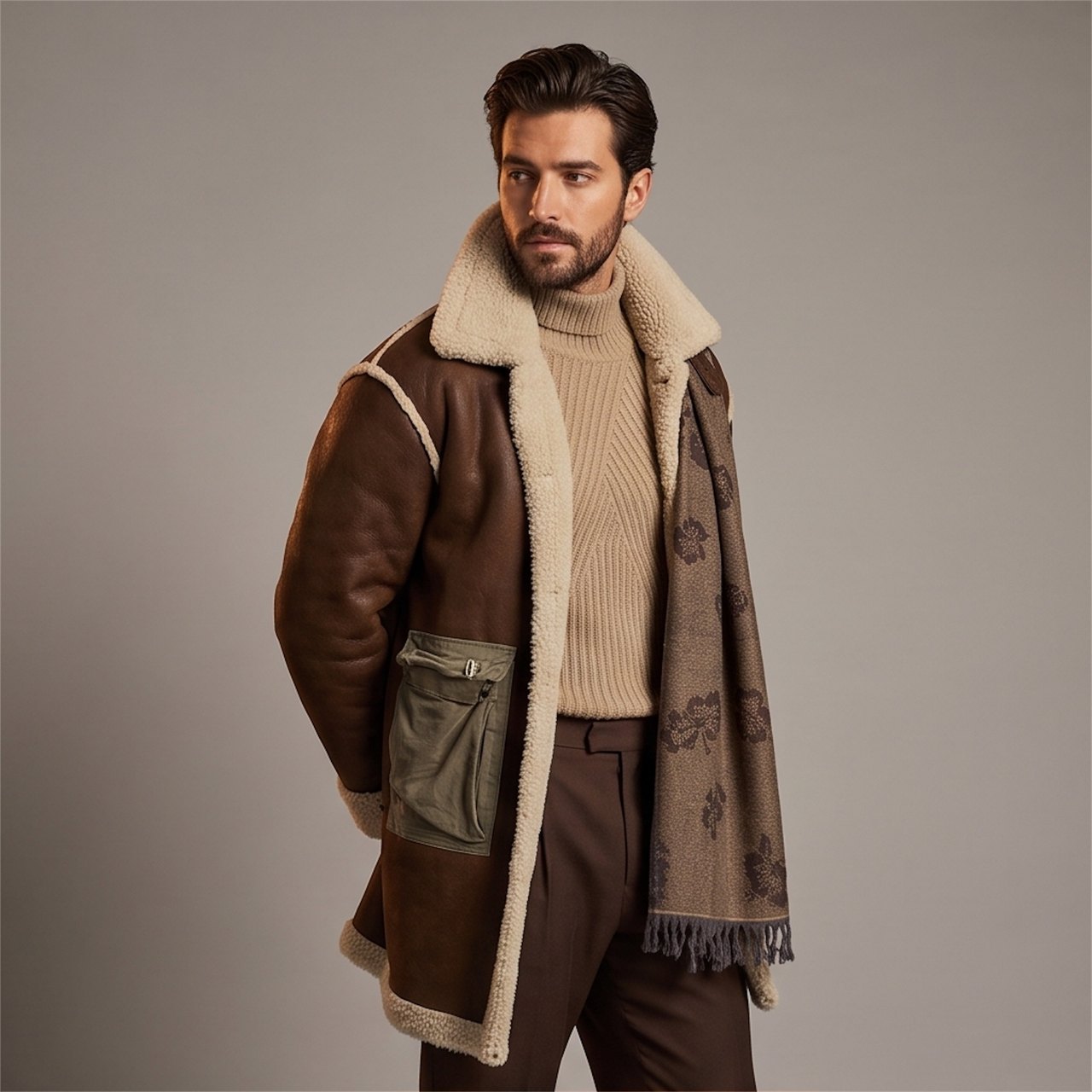 LUI Münster Look Il Pezzo: Lederjacke, T-Shirt und Jeans