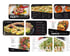 Speisekarte eines Partyservice mit Fotos von kalten Platten, Salaten, Suppen und Fingerfood inklusive Preislisten.