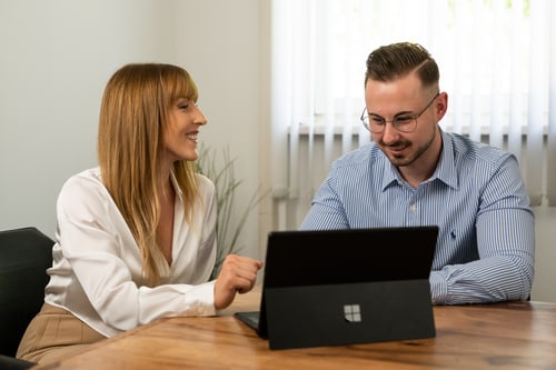 Einblick ins Büro in Steyregg