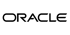 Das Oracle-Logo in schwarzer Schrift auf dunkelgrünem Hintergrund.