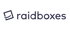 Raidboxes Logo mit einem Rechteck und einem Haken.