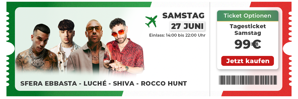 Tagesticket Samstag