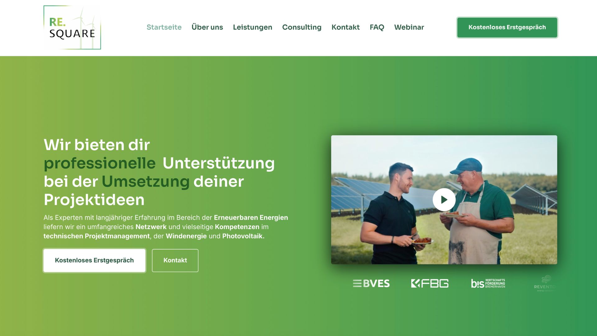 Webdesign Beispiel von Suhrhoff Webdesign