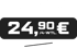 Monatlich kündbar, 24,90 € /4-WTL. durchgestrichener Preis 39,90 € /4-WTL.