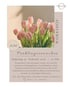 Frühlingserwachen Floristik-Workshop am 27. Februar 2027 mit rosa Tulpen für 55€.