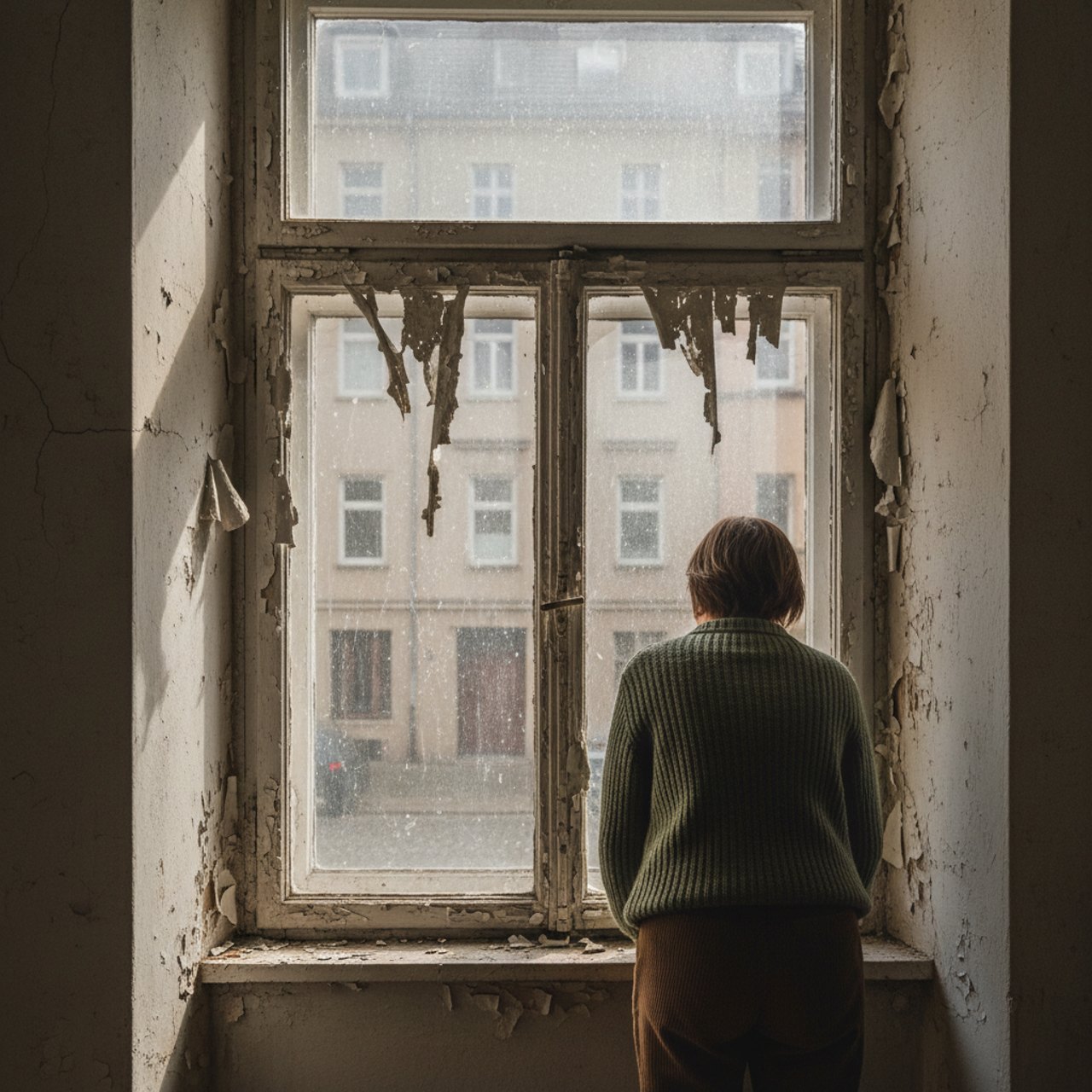 Altes Holzfenster vorher