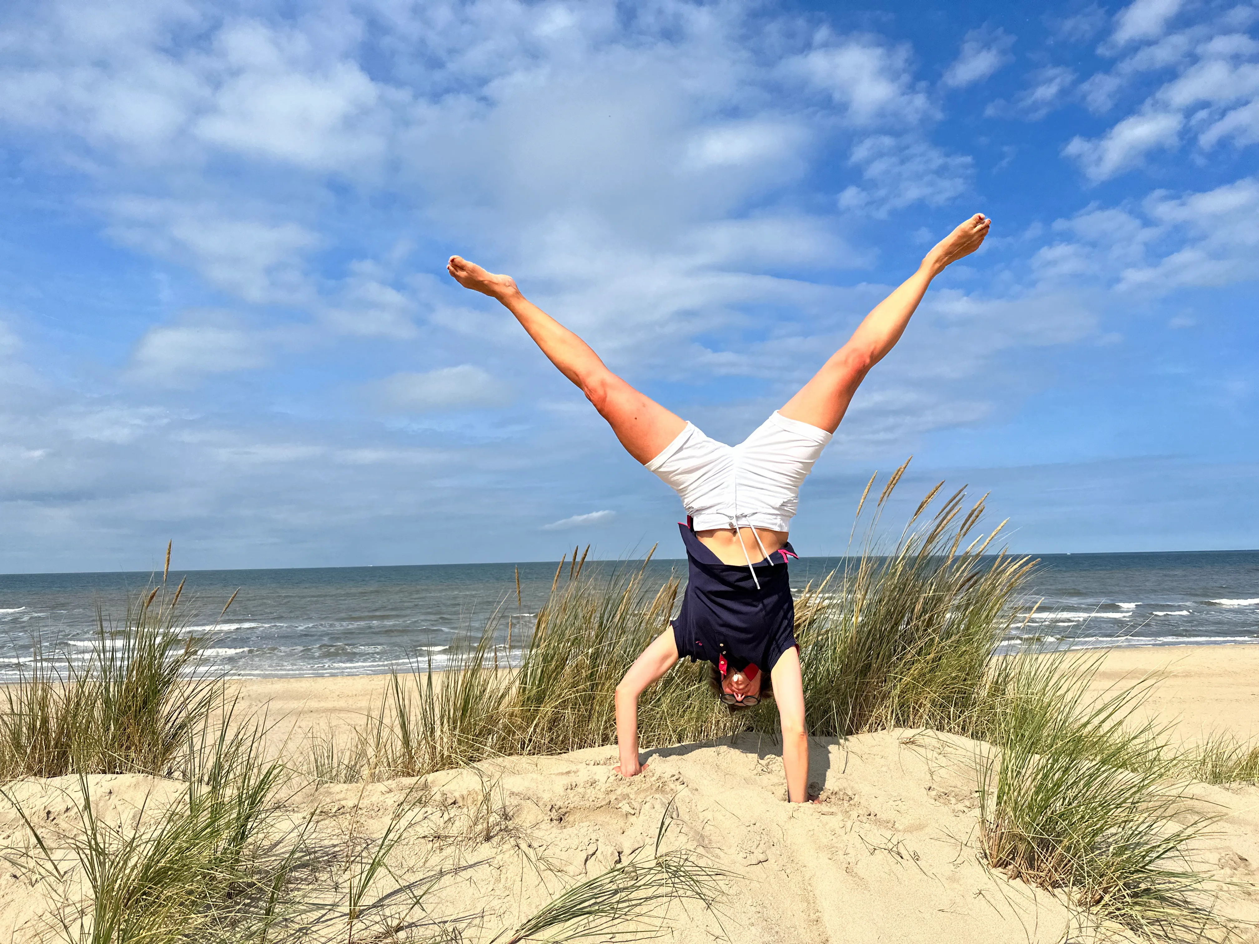 Nicole Matthiessen am Strand