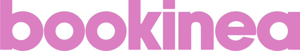 pink logo of Bookinea