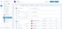 Eine Software-Benutzeroberfläche zeigt Monitoring-Daten, Netzwerkinformationen und eine Liste von Warnungen.