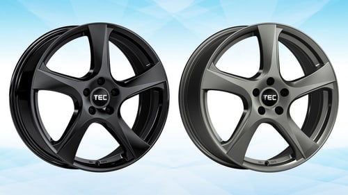TEC Speedwheels 19-Zoll-Alufelge an einem modernen Fahrzeug