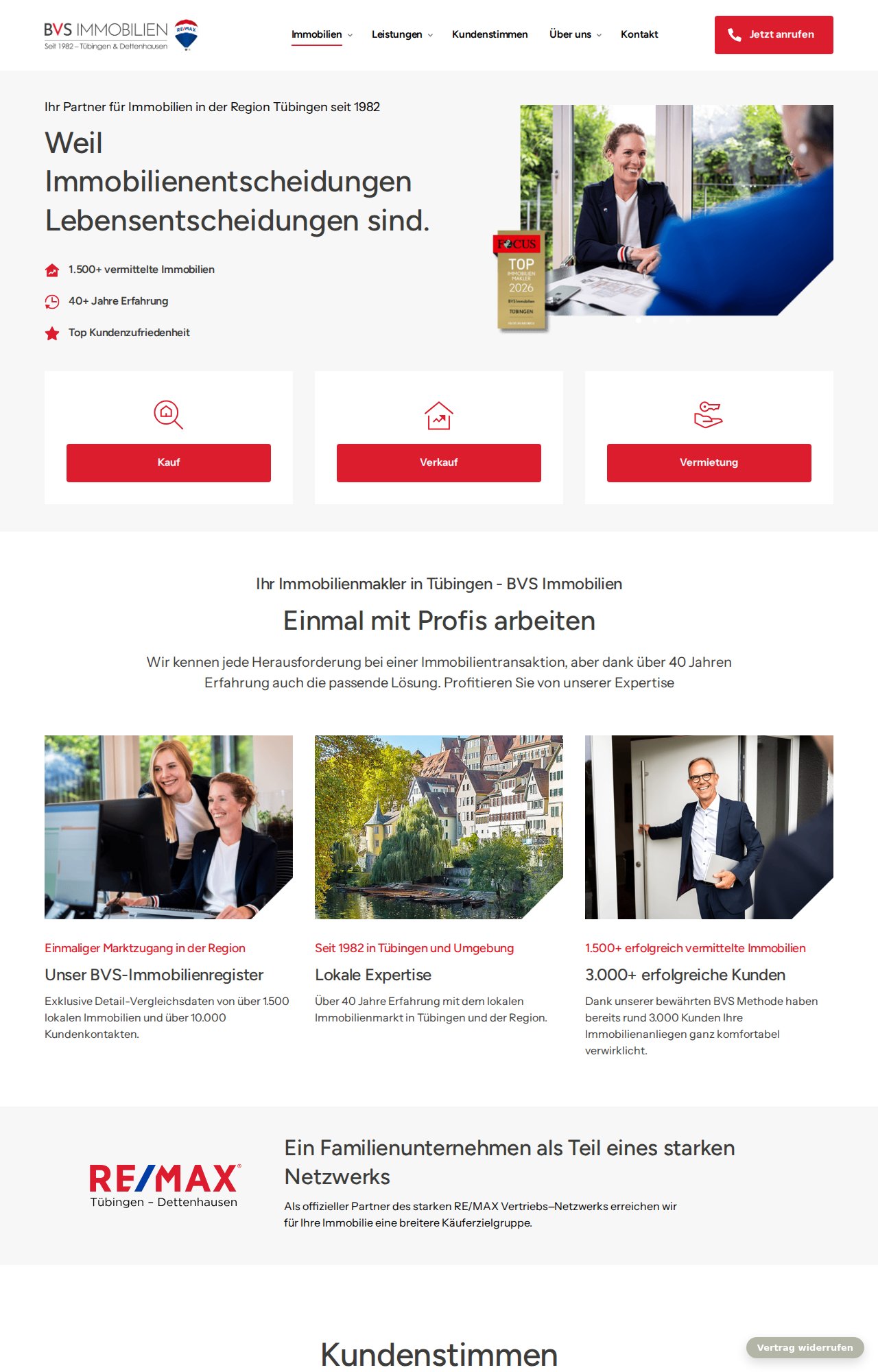 Website-Vorschau BVS Immobilien