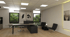 Modern eingerichtetes Chefzimmer mit hochwertigem Schreibtisch, ergonomischem Bürostuhl und stilvoller Sitzgruppe – repräsentative Büroeinrichtung mit klarer Funktion und Design.