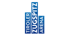 Logo der Tiroler Zugspitz Arena in vertikalen blauen Balken auf schwarzem Hintergrund.