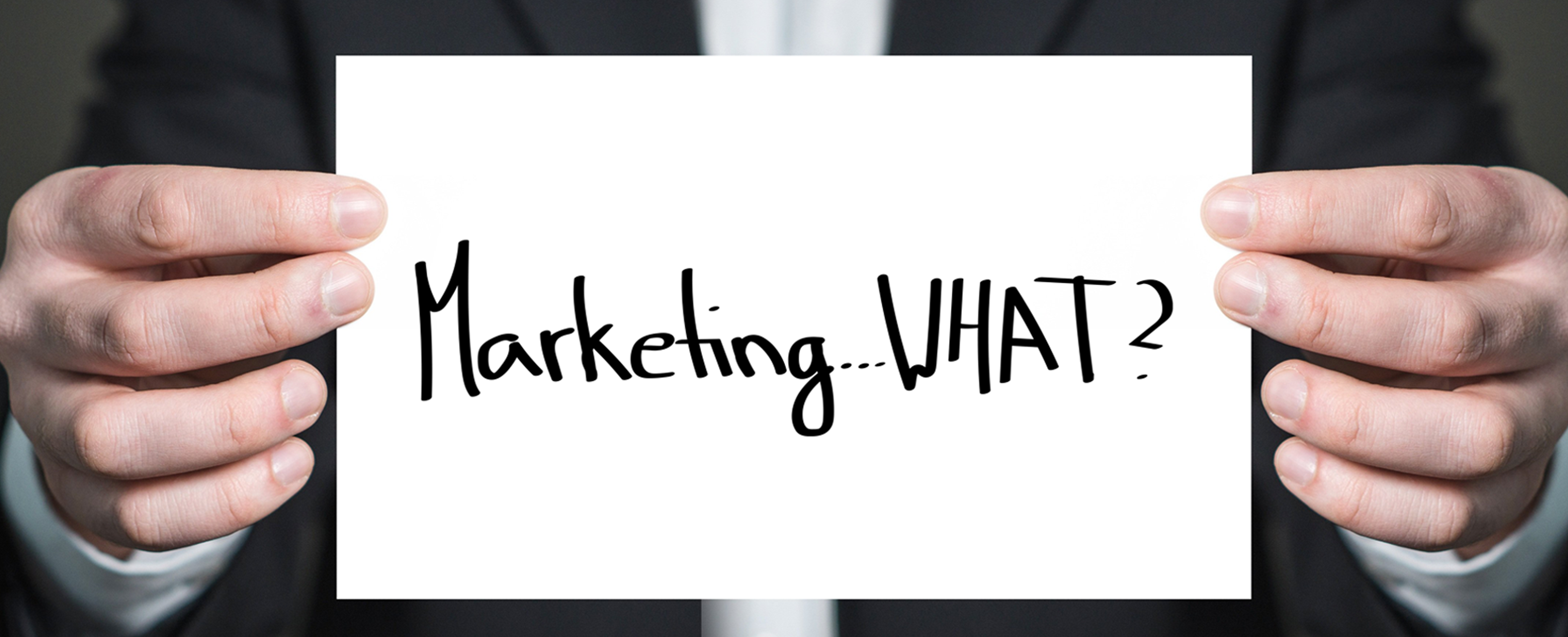 Marketing? Wer braucht das schon?