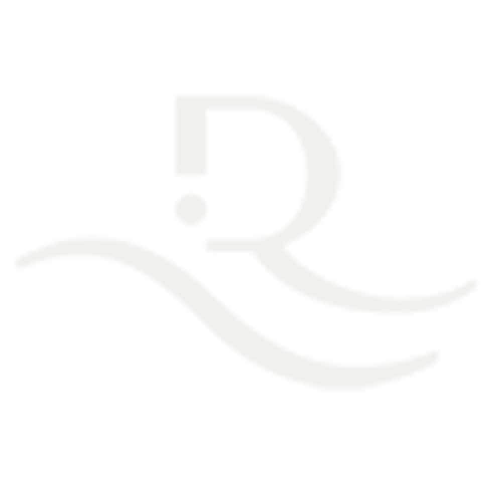 Schwarzer Buchstabe R mit einem Punkt und zwei Wellenlinien auf dunkelgrünem Hintergrund.