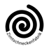 Schwarze Spirale mit dem Text „Zimtschneckenfabrik“ in einem Bogen am unteren Rand.