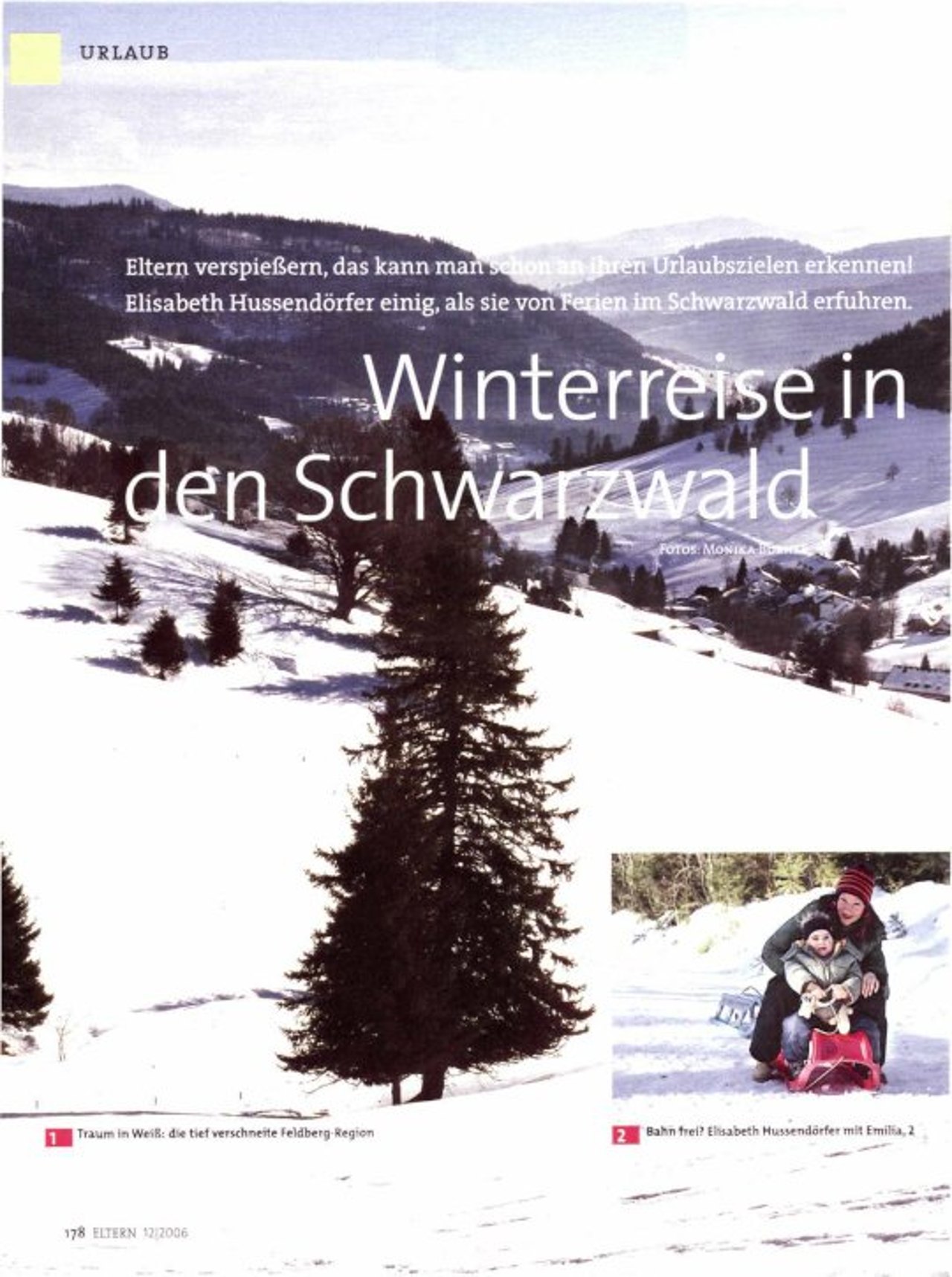 Winterreise in den Schwarzwald.