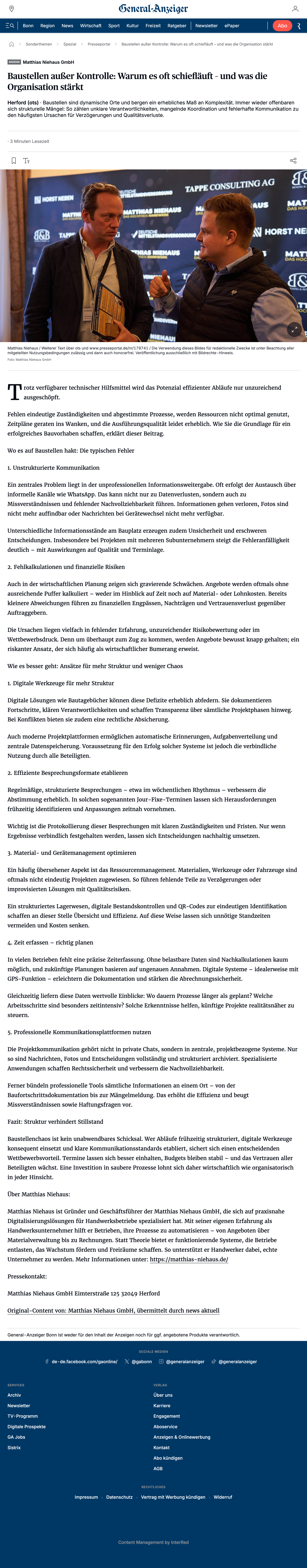 SHK-Betrieb auf der Baustelle – Heizungsmodernisierung nach dem Gebäudemodernisierungsgesetz