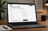 Laptop mit geöffnetem „Kanzleipartner-Programm“ Anmeldeformular auf der ESH-Website.