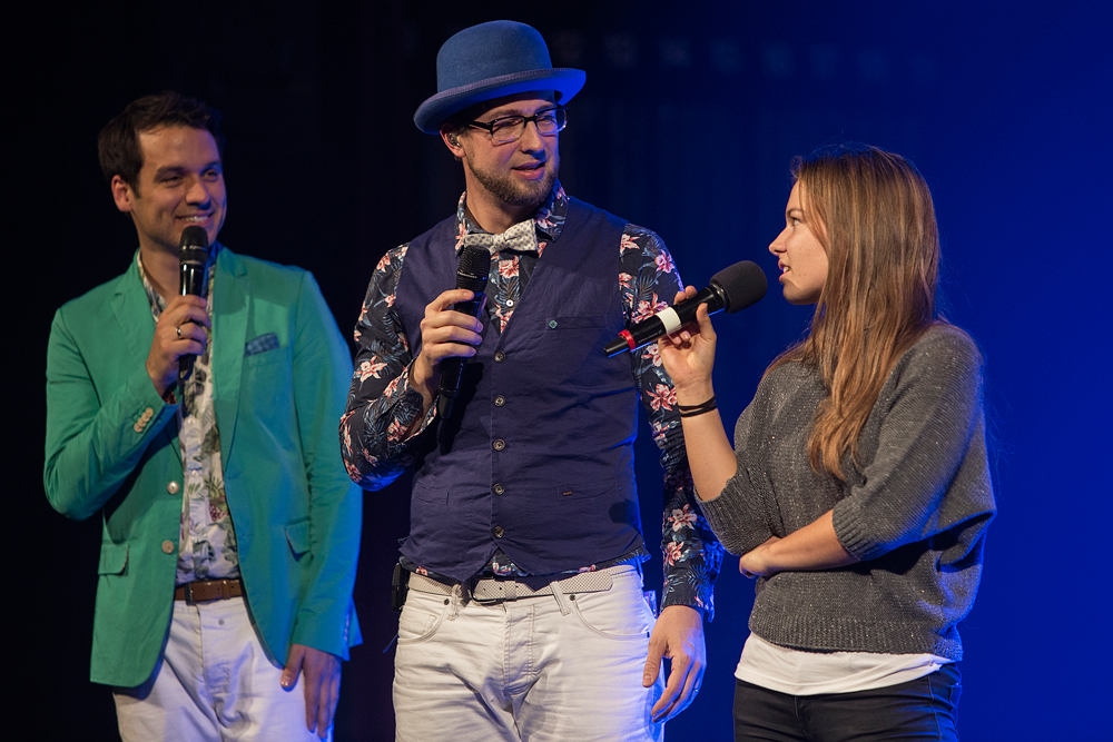Maybebop in full voice at the Orpheum concert, Voices of Spirit 2015, Graz
