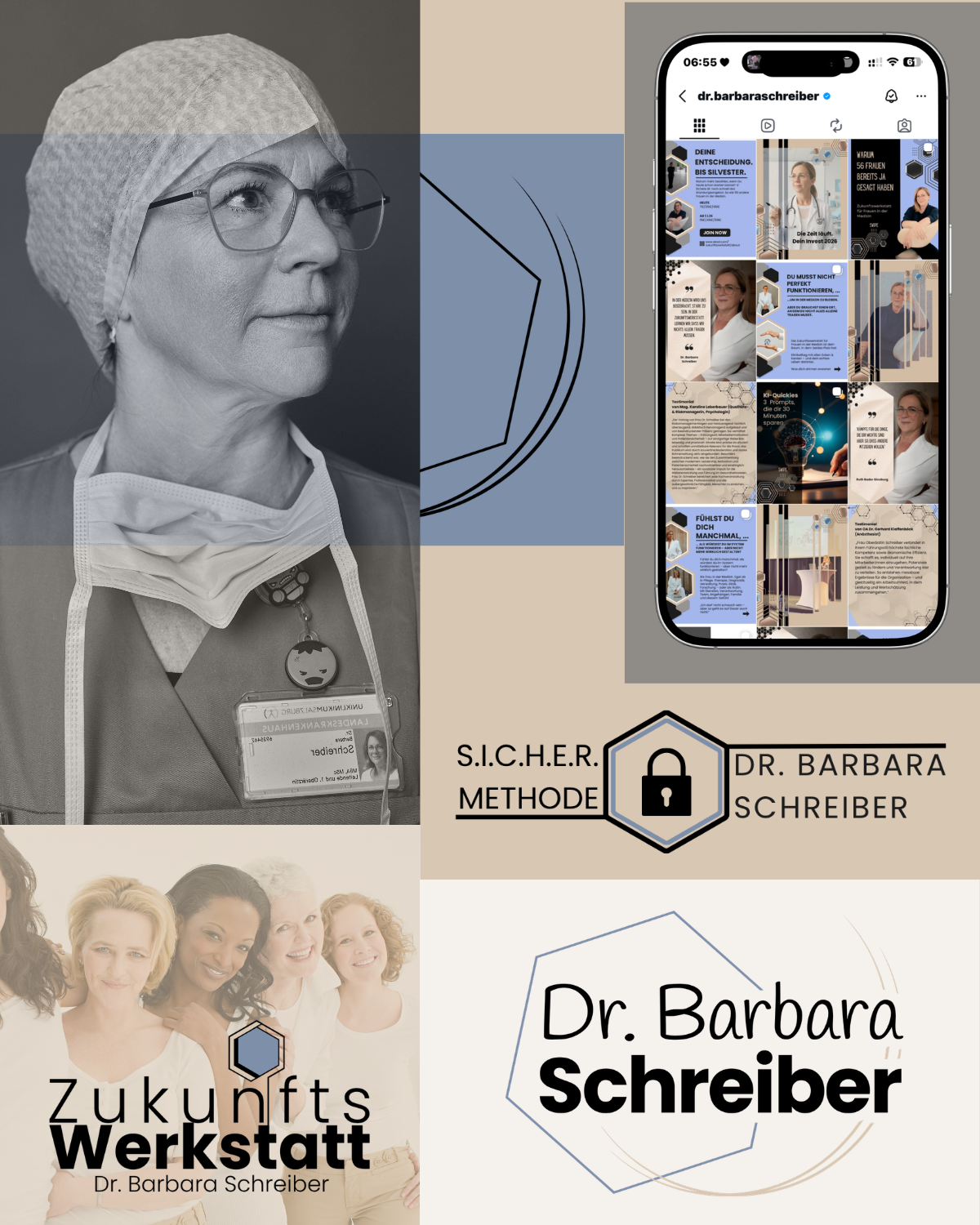 Mockup der Marke von Dr. Barbara Schreiber