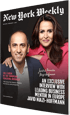 New York Weekly Cover mit Javid & Palwasha Niazi-Hoffmann unter der Schlagzeile über Business Mentoring in Europa.