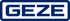 Logo mit dem Wort „GEZE“ in dunkelblauen Großbuchstaben auf einem dunkelgrünen, rechteckigen Hintergrund.