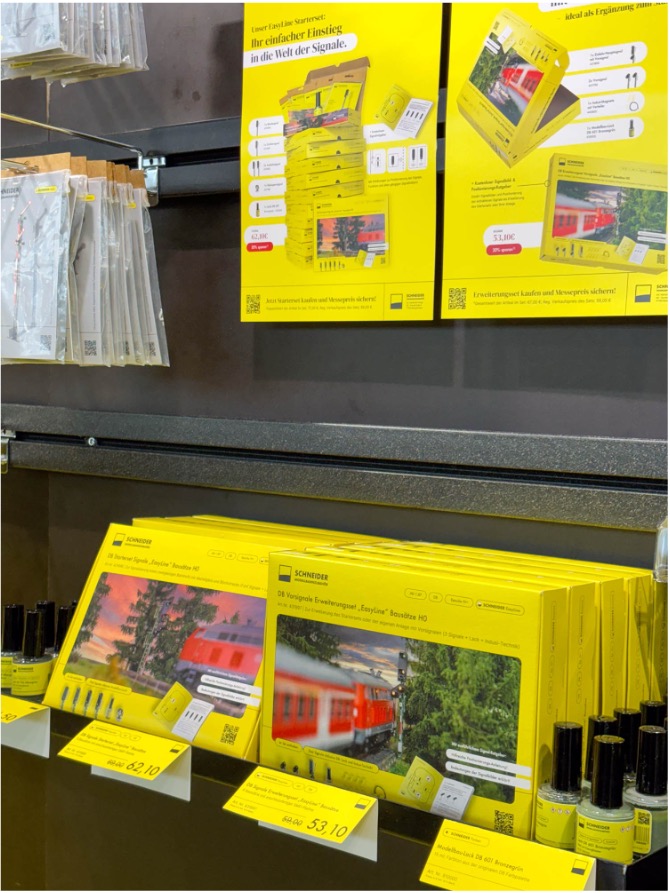 Schneider Modellbahnzubehör Brand Relaunch Produktpräsentation